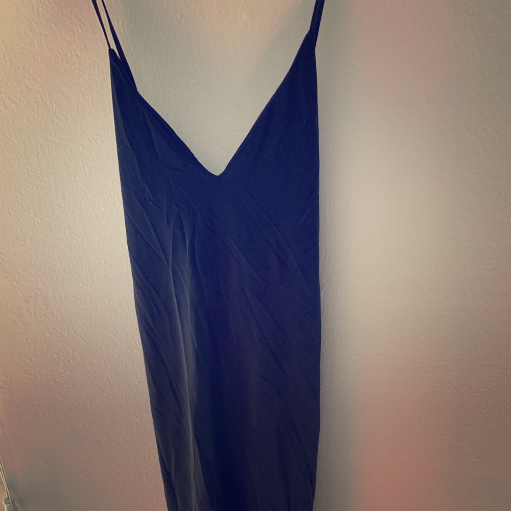 Little black dress with cross strap back